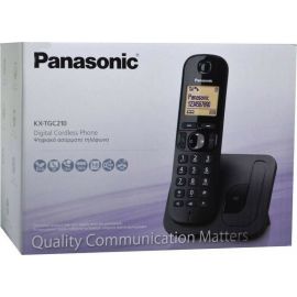 Panasonic KX-TGC210 Ασύρματο Τηλέφωνο Με Ηχείο Μαύρο