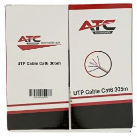 ATC-613W UTP CAT6 305m Λευκό Εσωτερικό