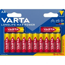 Varta Longlife Max Power Αλκαλική Μπαταρία AA B8+4