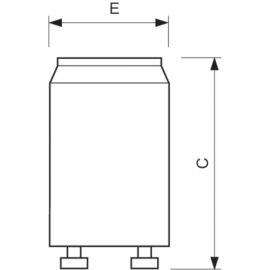 Μίζα για Λαμπτήρες Φθορισμού S-10 4-65W/220/240V