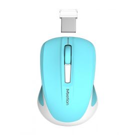 Silent Mini 2.4G Οπτικό Ασύρματο Ποντίκι (Κυανό)