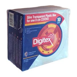 Digitex Λεπτές Διάφανες Θήκες 8CM CD/DVD