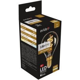 Avide LED Soft Filament Σφαιρική 3W E14 360° Θερμό 2700K