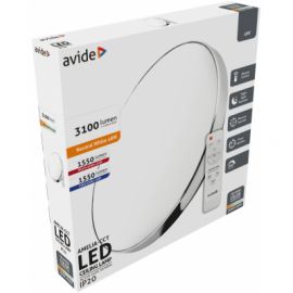 Avide LED Φωτιστικό Οροφής Oyster Amelia-CCT 48W με τηλεχειριστήριο