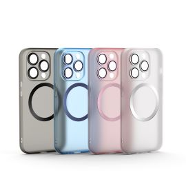 XO-K22 iPhone15 Pro Max 6.7" Δακτύλιος TPU θήκη Ροζ
