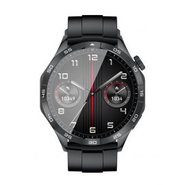 XO Watch4 AMOLED Smart Αθλητικό Ρολόι Κλήσεων Μαύρο